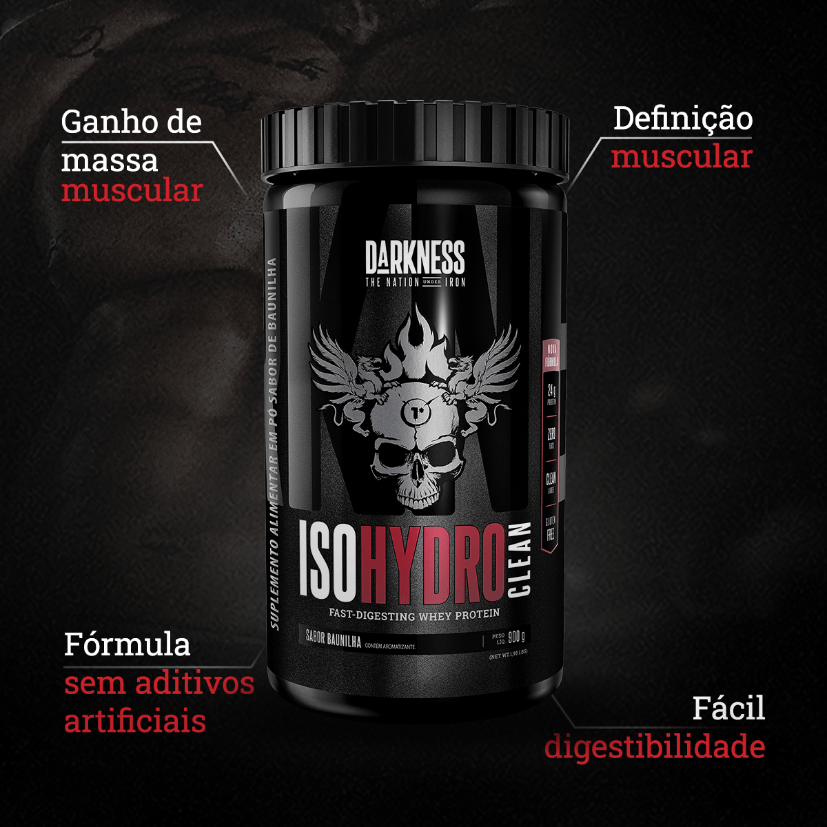 Whey Iso Hydro Clean 900g Integralmedica