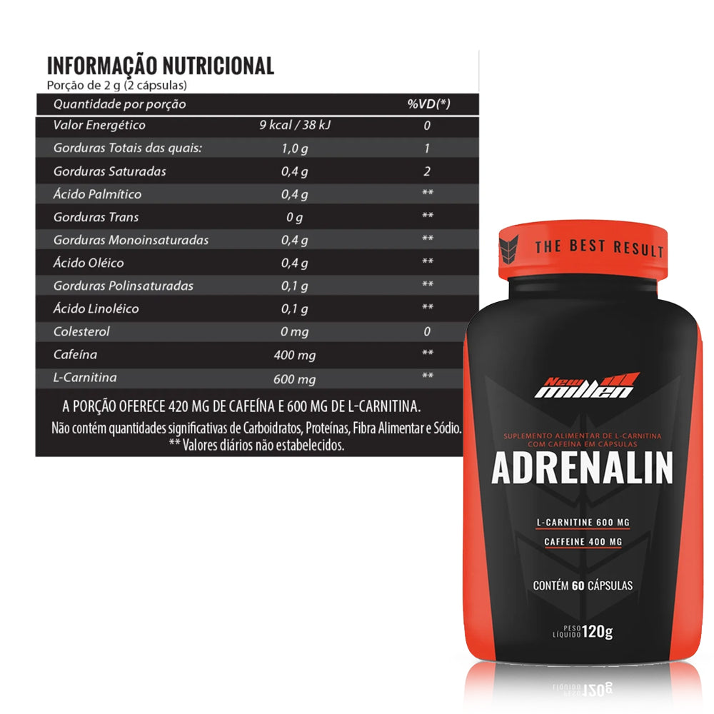 Adrenalin 60caps New Millen