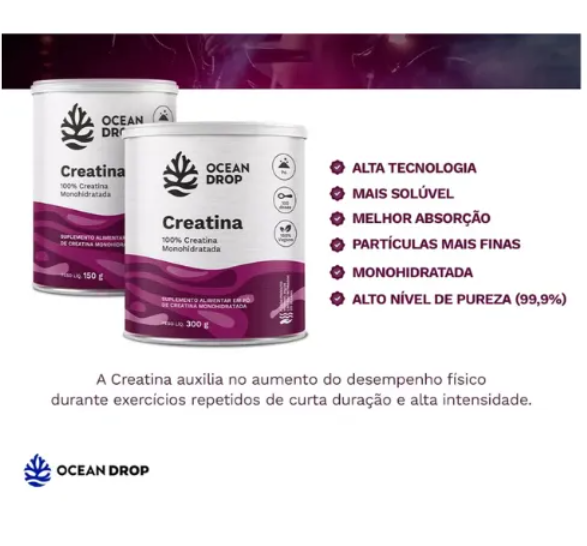 Creatina 300g Ocean Drop