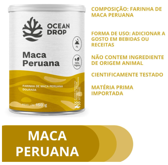 Maca Peruana 150g Ocean Drop