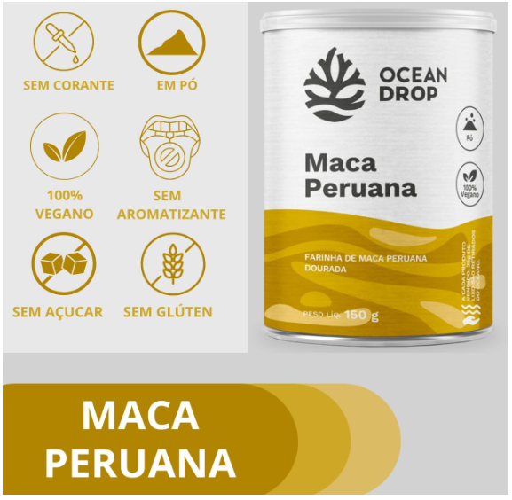 Maca Peruana 150g Ocean Drop