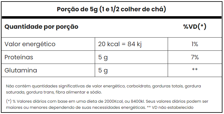 Glutamina 300g Adaptogen