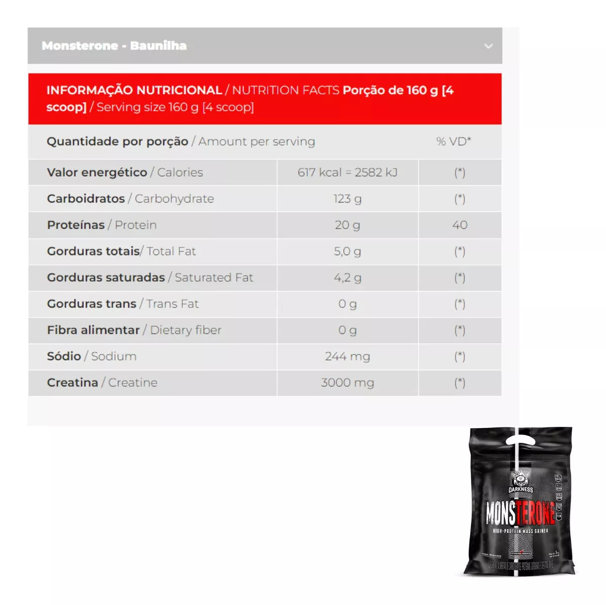 Monsterone 3kg Integralmedica