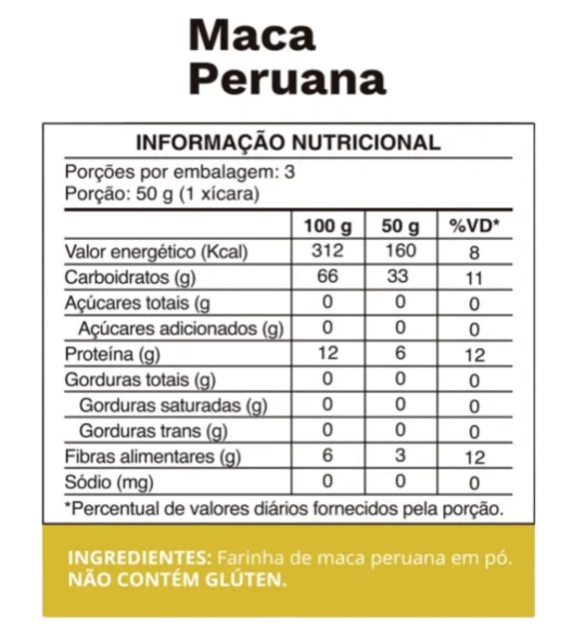 Maca Peruana 150g Ocean Drop