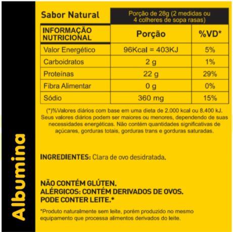 Albumina 420g Naturovos