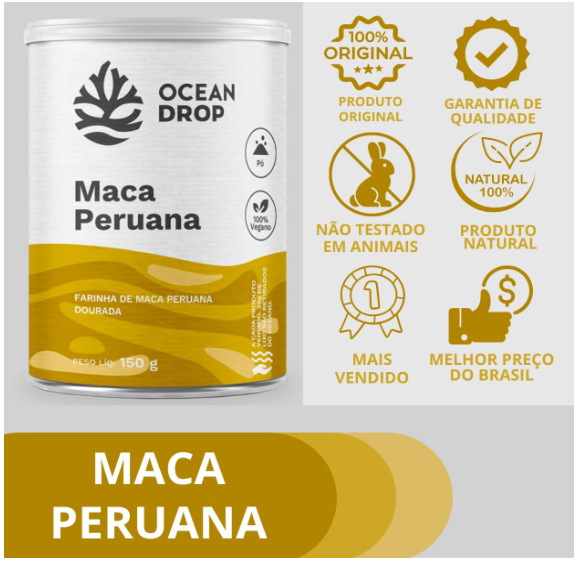 Maca Peruana 150g Ocean Drop