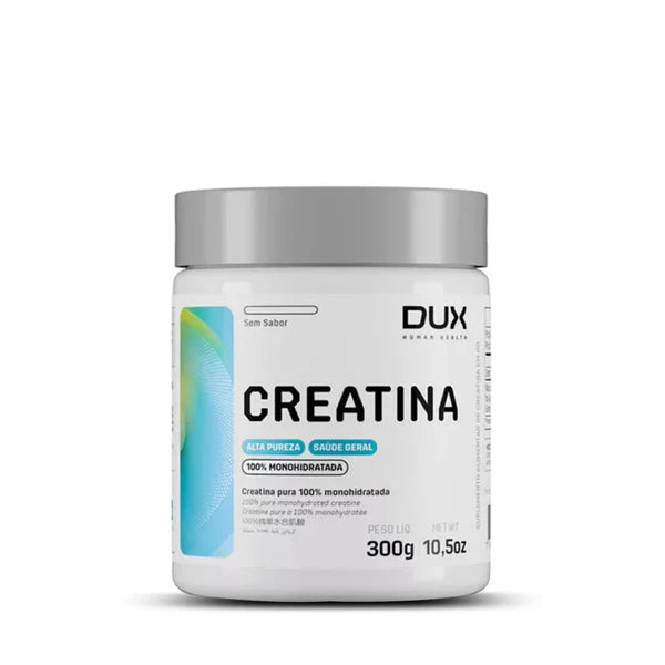 Combo Whey Protein Concentrado Chocolate 900g Dux Nutrition + Creatina 300g + (Coqueteleira de Brinde)