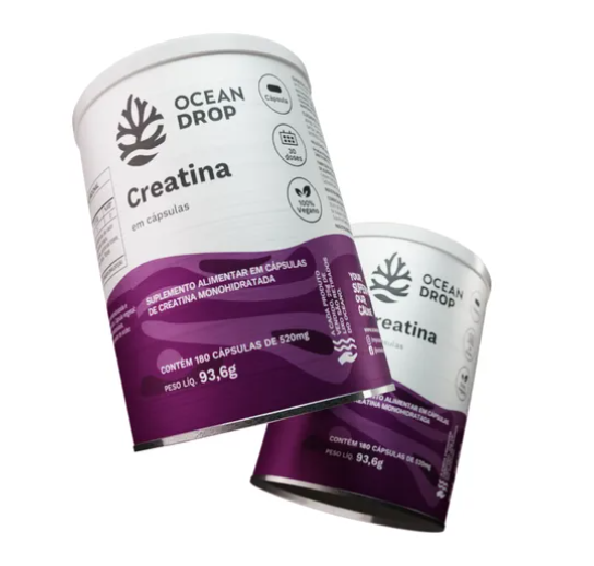 Creatina 180 caps 520mg Ocean Drop