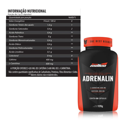 Adrenalin 60caps New Millen