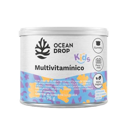 Multivitaminico Kids 30 gomas 75g Ocean Drop