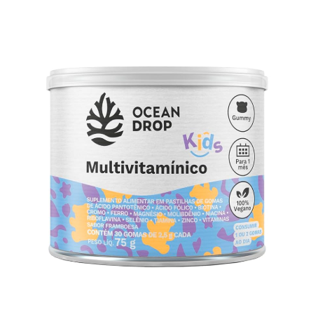 Multivitaminico Kids 30 gomas 75g Ocean Drop