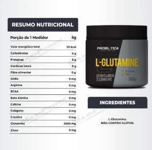 Glutamina 300g Probiotica