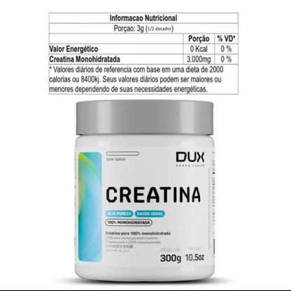 Combo 3 un Creatina Mono 300g Dux Nutrition