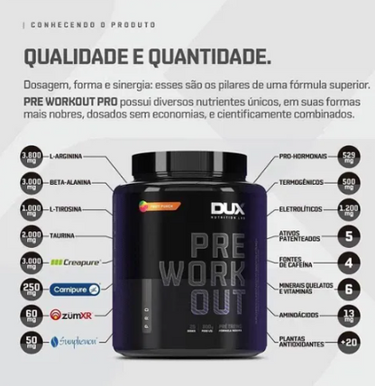 Pre Workout Pro 600g Dux Nutrition