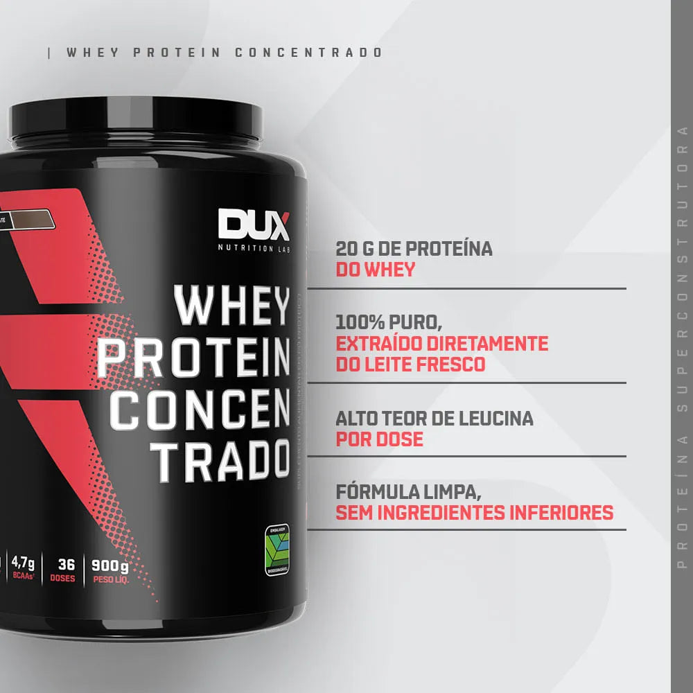 Whey Protein 100% Concentrado 450g Dux Nutrition